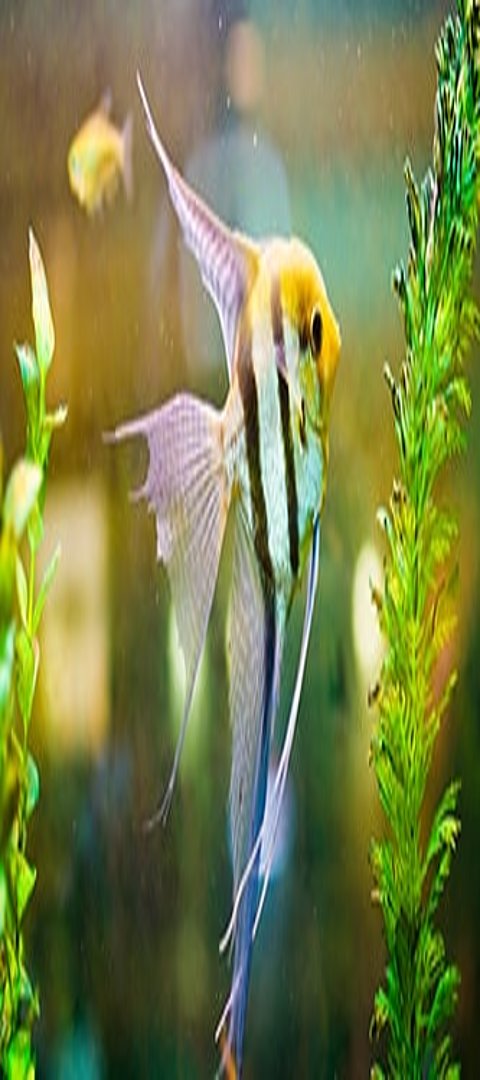Bunter Fisch im Aquarium