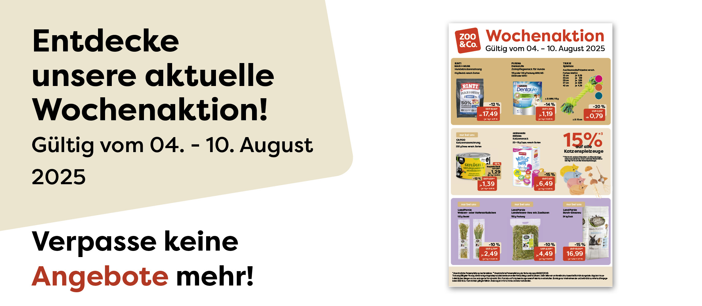 Entdecke unsere aktuelle Wochenaktion vom 04.08-10-08